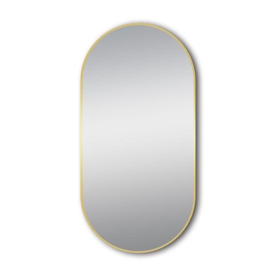 Oval Framed Mirror - 500 x 1000