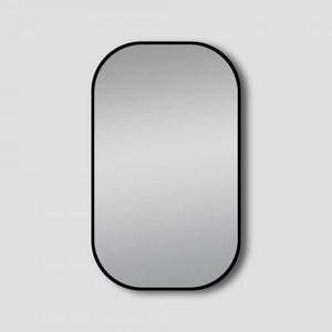 Rectangular Framed Mirror - Rounded Corners - 450 x 750