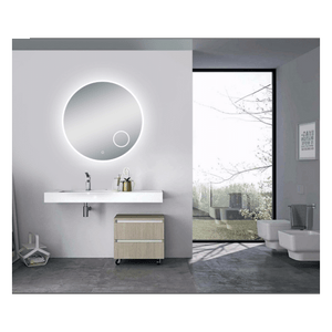 Round Bathroom Mirror With Magnifying Mirror - LED LIghting Colour