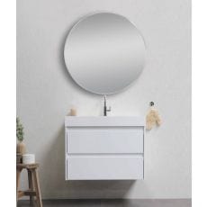 Round Framed Mirror - 600mm