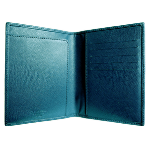 Saffiano Bi-Colored Passport Sleeve