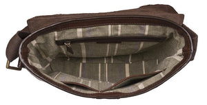 Vespucci Vertical Buffalo Leather Messenger