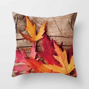 Vintage Flower Tropical Leaves Cushion Cover