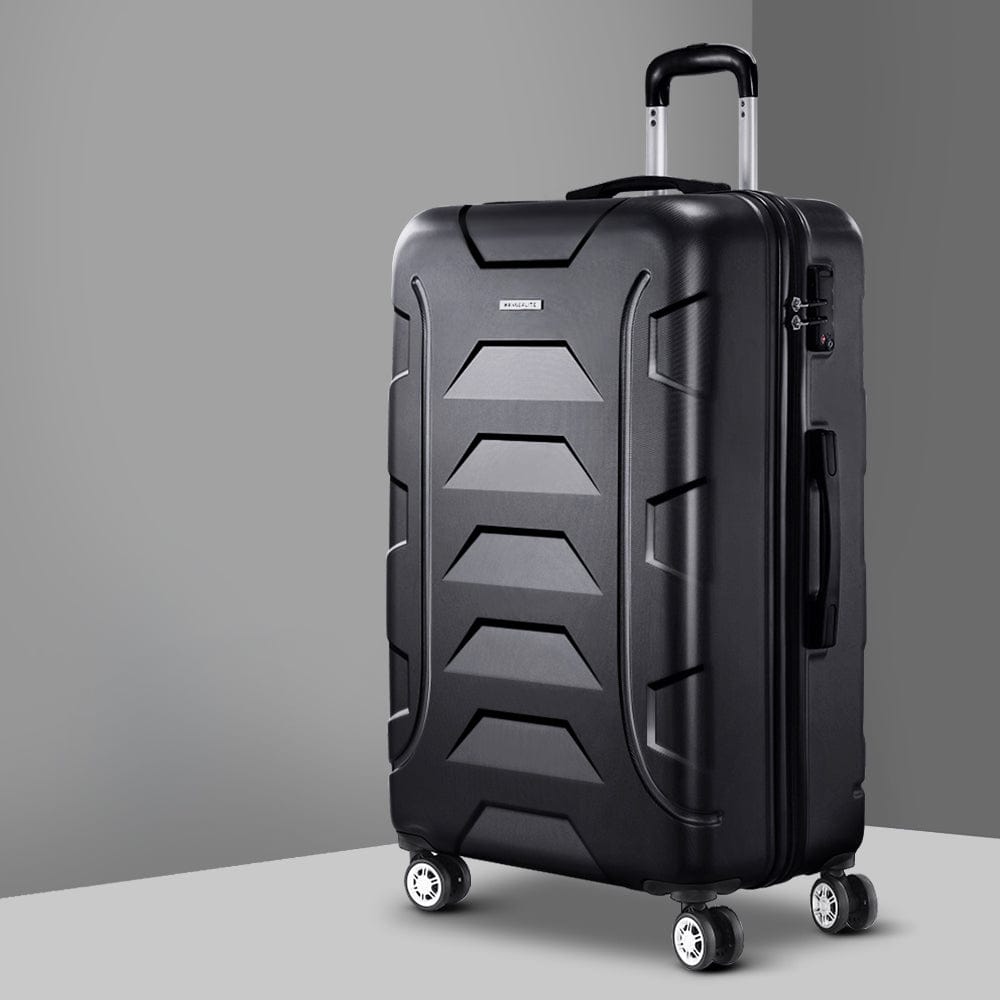 Wanderlite 28" Luggage Travel Suitcase Set Trolley Hard Case Strap Lightweight