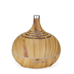 Wood Grain Ultrasonic Cool Mist & Essential Oil Aromatherapy Diffuser