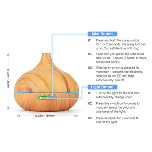 Wooden Essential Oil Diffuser