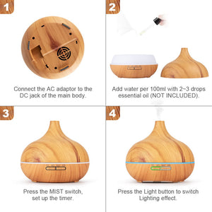 Wooden Essential Oil Diffuser