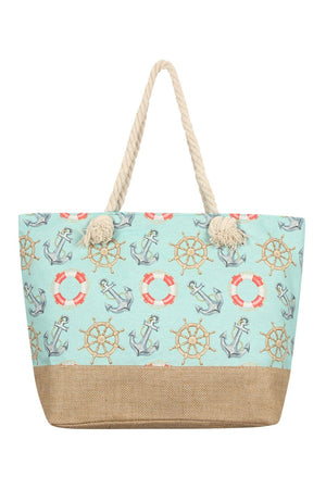 Anchor Print Tote Bags