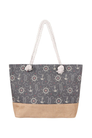 Anchor Print Tote Bags