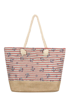 Anchor Print Tote Bags