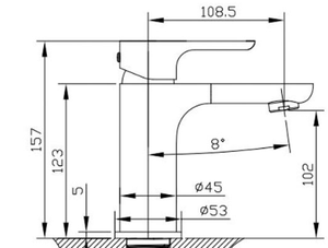 Bad und Kuche - Basin Mixer BKM401