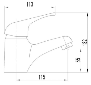 Bad und Kuche Basin Mixer - BKMT002