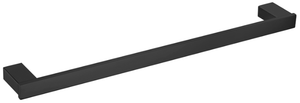 Bad und Kuche Black 80cm Single Towel Rail - BK1601B-800