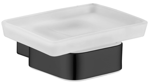 Bad und Kuche Black Glass Soap Dish - BK1606B
