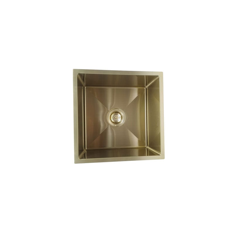 Bad und Kuche - Brush Gold Single Undermount Sink BKR40-BG