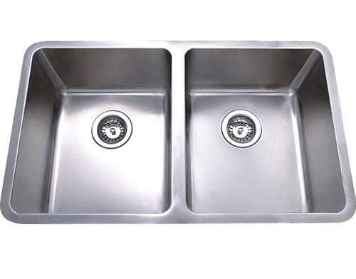 Bad und Kuche Double Bowl Undermount Sink  -  Axon BKR76D