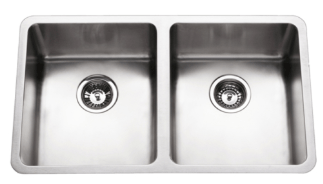 Bad und Kuche Double Bowl Undermount Sink - BKR4476D