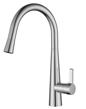 Bad und Kuche - High Gooseneck Pull-Out Kitchen Tap - KM005