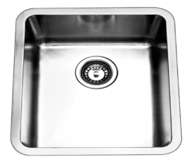 Bad und Kuche Single Bowl Undermount Sink  - BKR4444