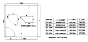 Bad und Kuche Square Frameless Showerscreens