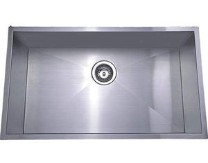 Bad und Kuche Square Single Bowl Undermount Sink - Cubic BKS72