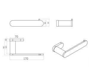 Bad und Kuche Toilet Paper Holder - BK2306