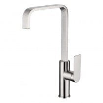 Brush Nickel Square Gooseneck Kitchen Tap - PBS1001-BN