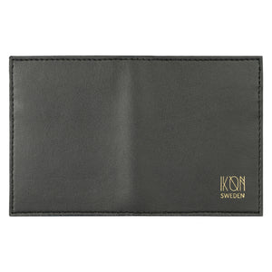 Cactus Leather BiFold Card Wallet - Black