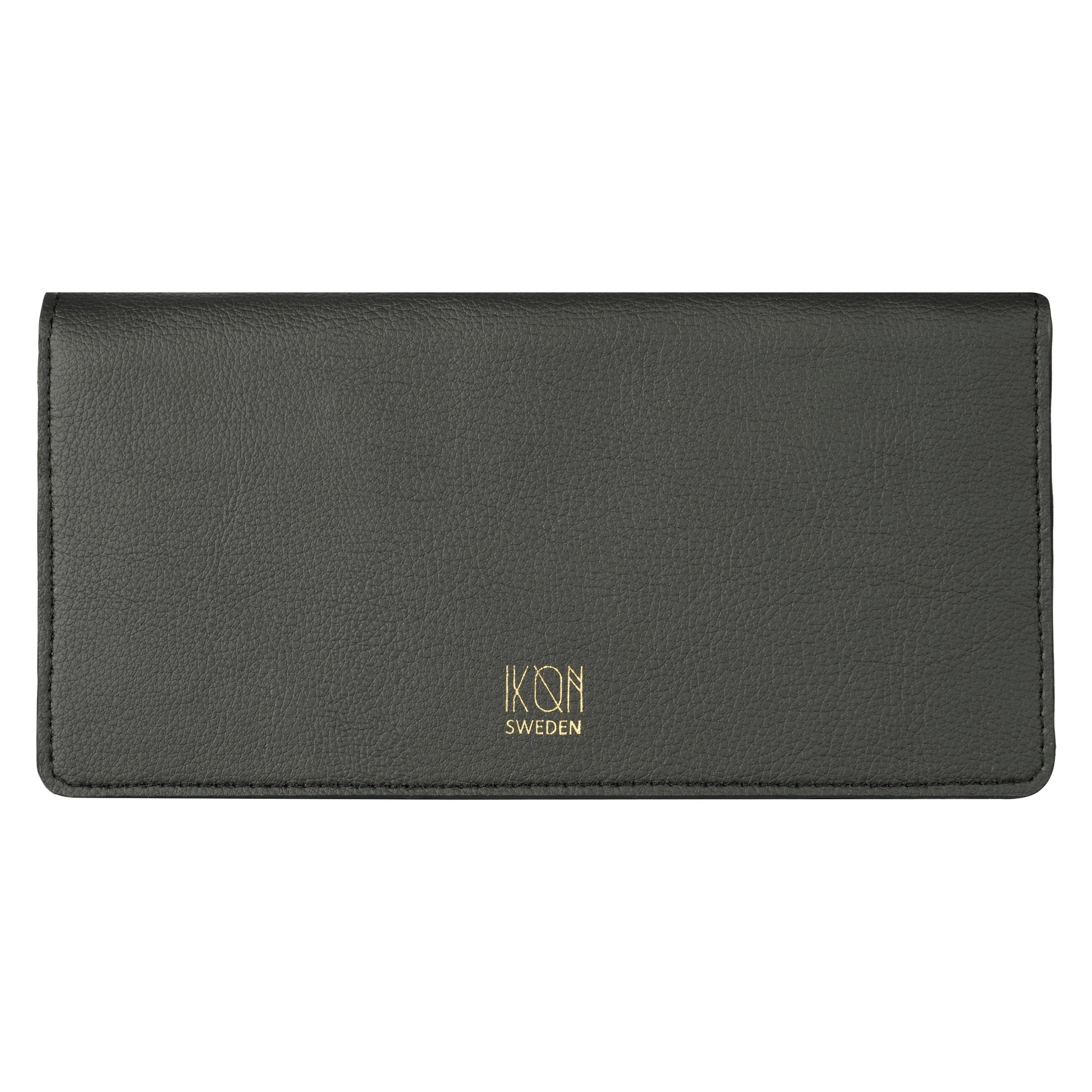 Cactus Leather Slim Wallet for Women - Black