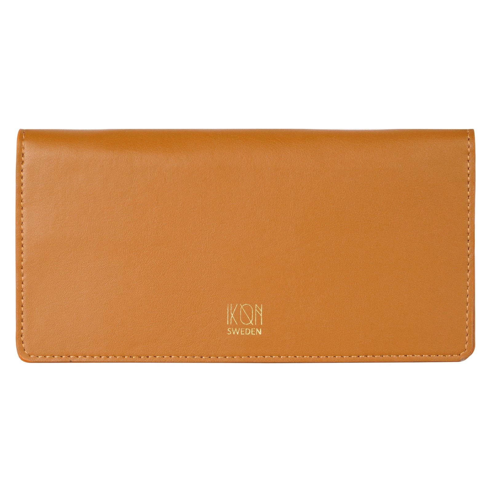 Cactus Leather Slim Wallet for Women - Cognac
