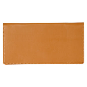 Cactus Leather Slim Wallet for Women - Cognac