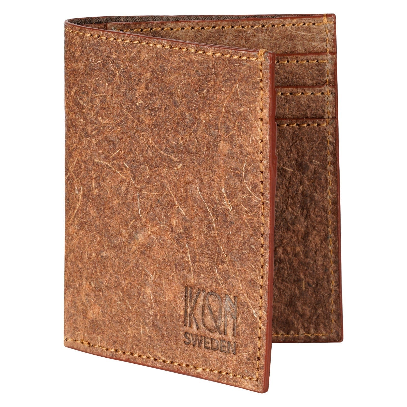 Coconut Leather Wallet - Cutch Brown