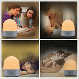 Colorful Baby Nursery Lamp Desk Lamp Luna Light Night Light LED 3D Printing Candle Lamp for Kid Bedroom Novelty Lights