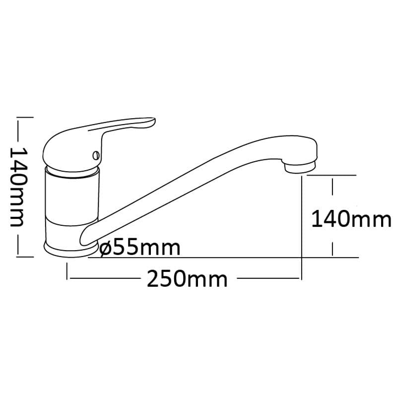 Fiori Kitchen Tap - Hera PM1006SB
