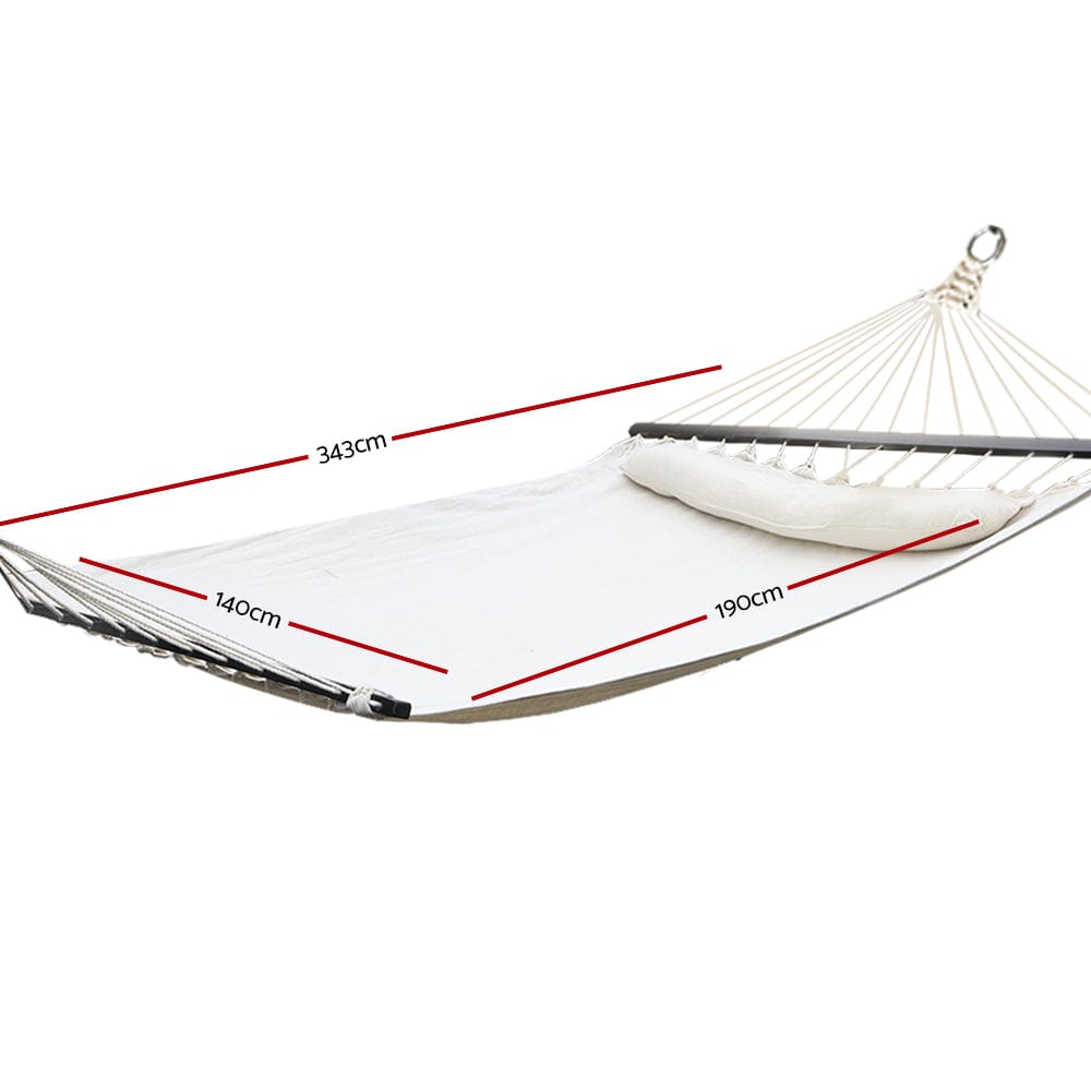 Gardeon - Double Hammock Bed - Cream