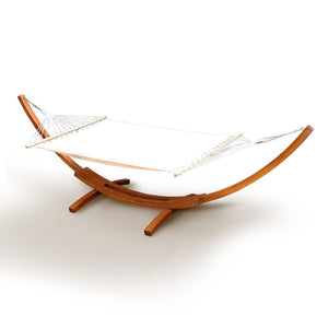 Gardeon - Double Hammock with Wooden Stand
