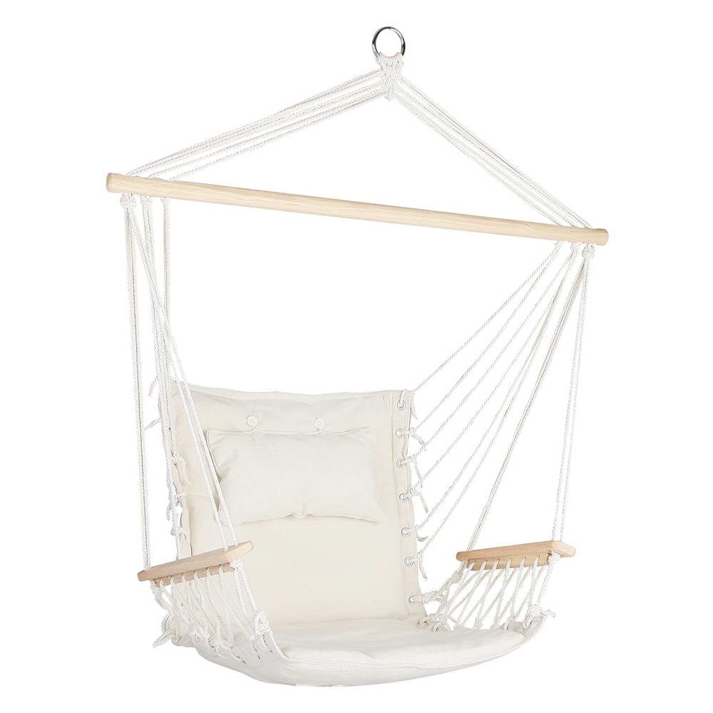 Gardeon - Swing Chair Hammock - Cream