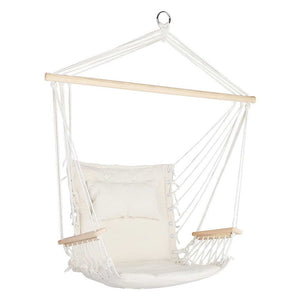 Gardeon - Swing Chair Hammock - Cream