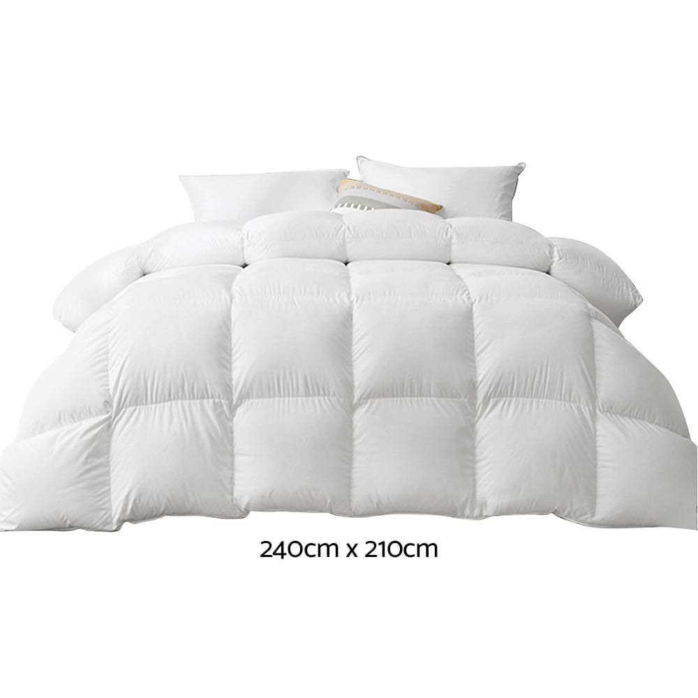 Giselle - King Size Goose Down Feather Quilt - 700GSM