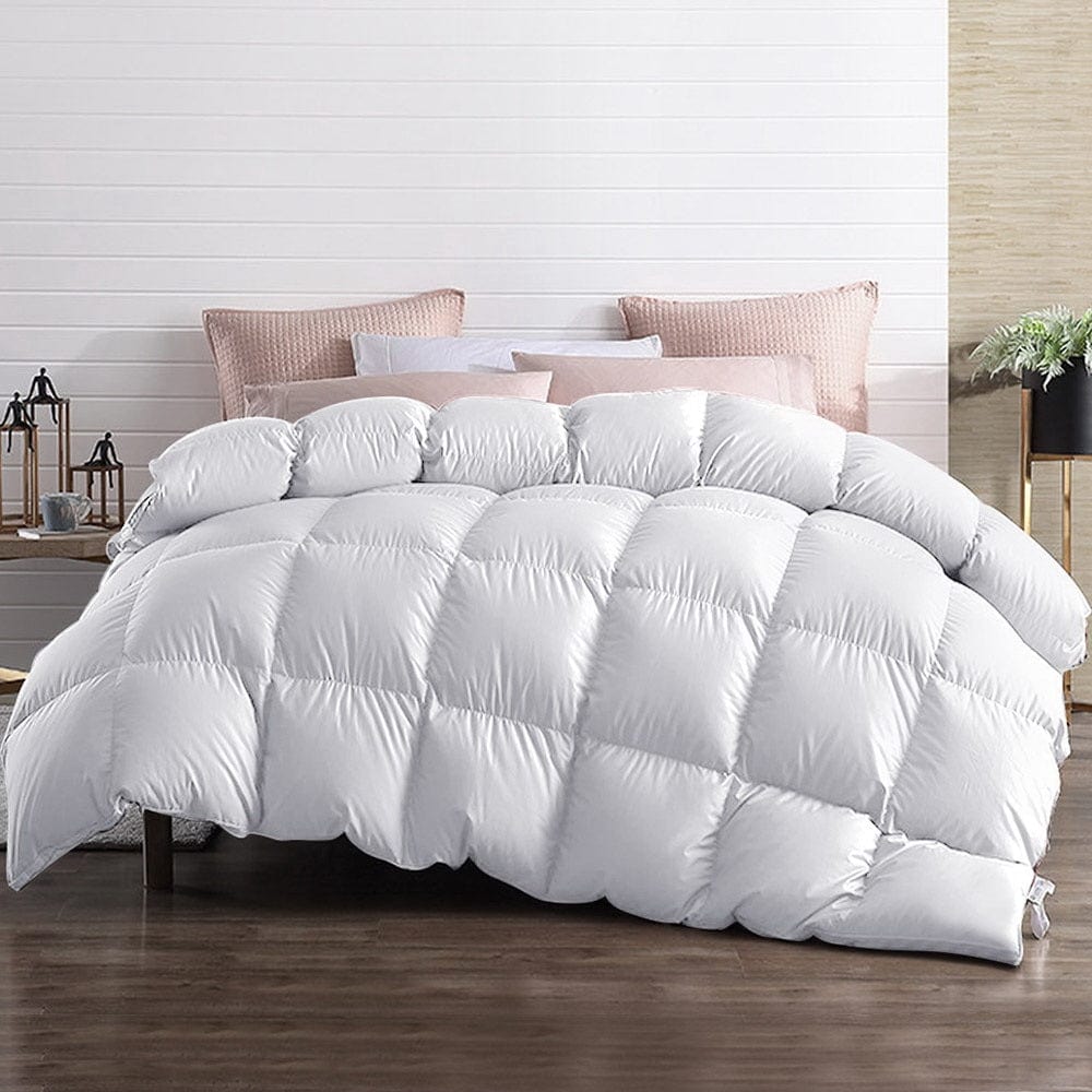 Giselle - King Size Goose Down Feather Quilt - 700GSM