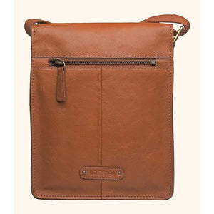 Hidesign Aiden Leather Cross Body Bag - Tan