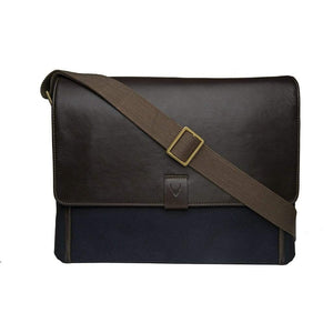 Hidesign Aiden Mens Leather Messenger Bag