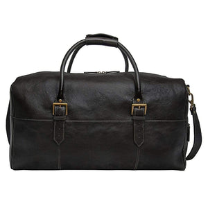 Hidesign Charles Leather Duffel Bag - Black