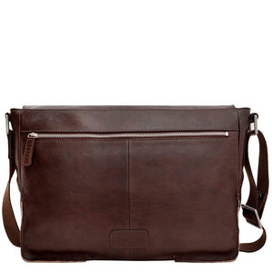 Hidesign Fred Leather Messenger Bag - Tan