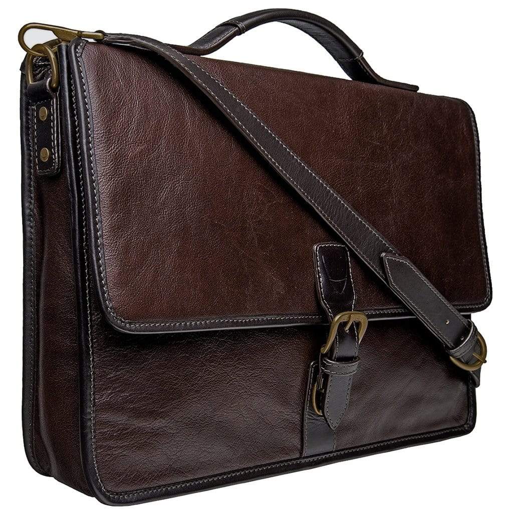 Hidesign Harrison Leather Briefcase