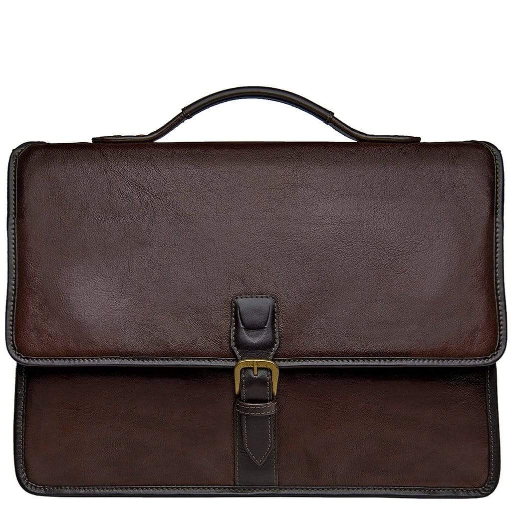 Hidesign Harrison Leather Briefcase