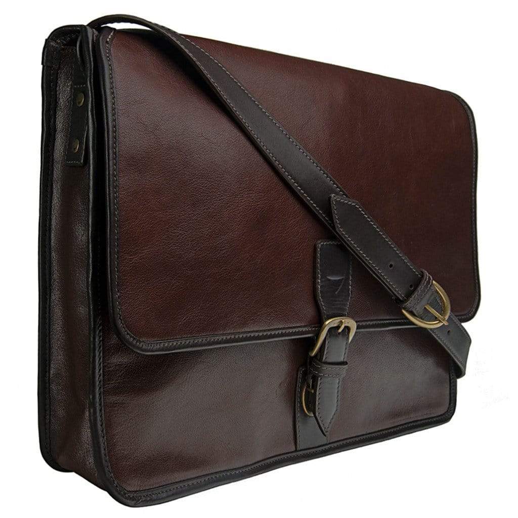 Hidesign Harrison Leather Messenger Bag