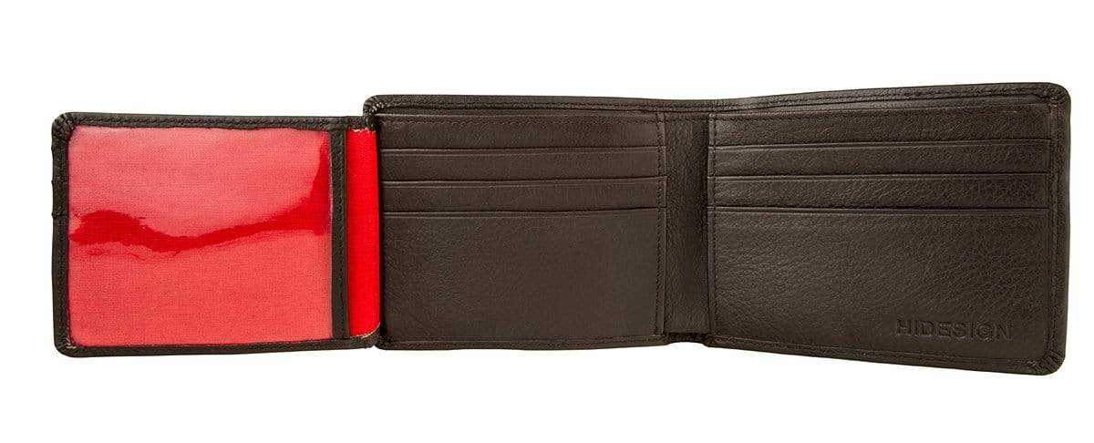 Hidesign Mens Multi-Compartment Leather Wallet Brown