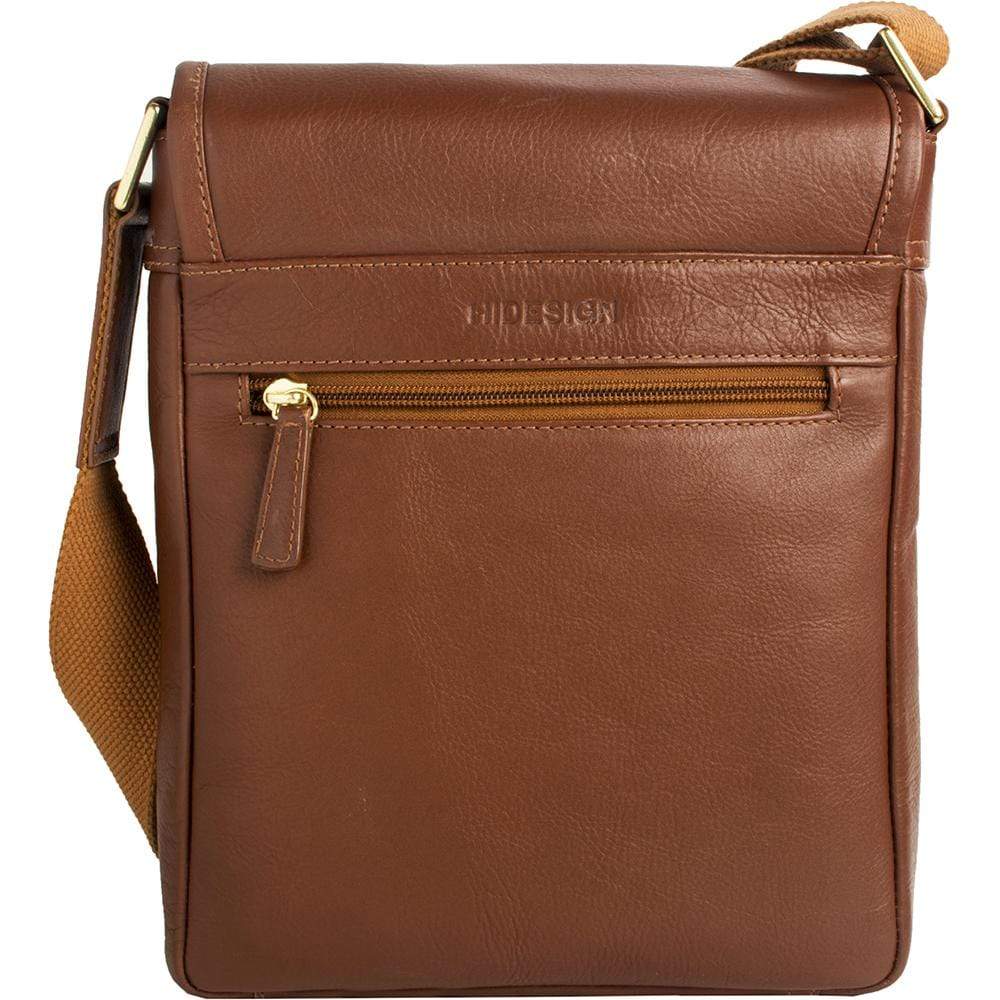 Hidesign Seattle Leather Crossbody - Light Brown