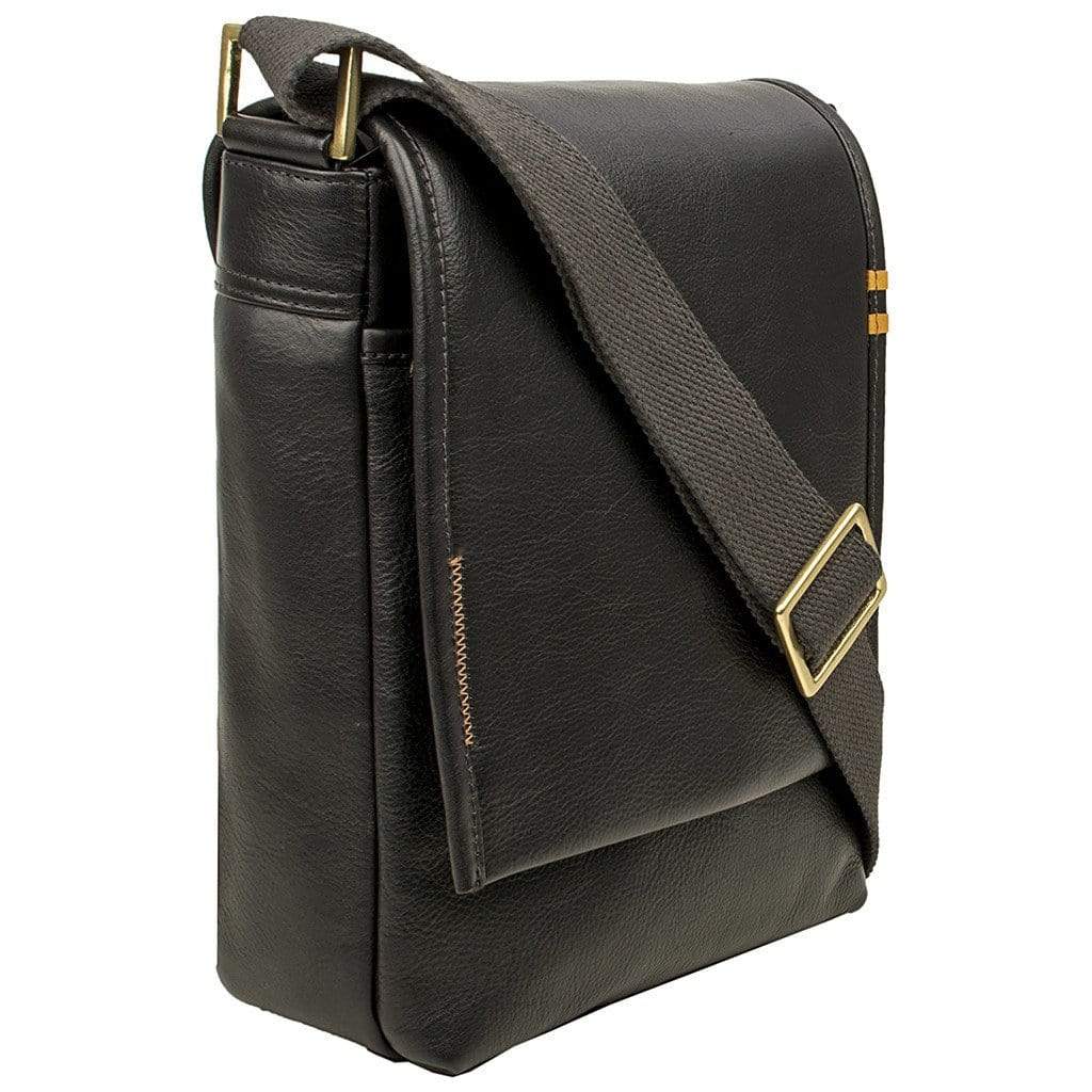 Hidesign Seattle Leather Messenger Bag